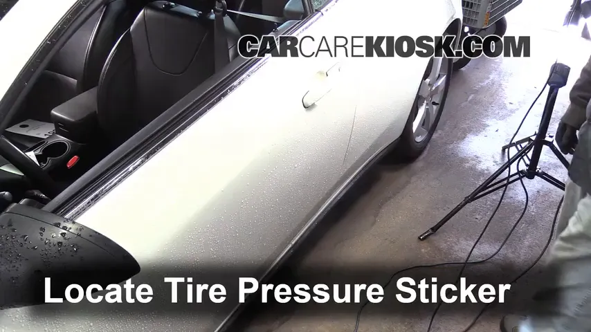 2008 Pontiac G6 GT 3.9L V6 Convertible (2 Door) Tires & Wheels Check Tire Pressure